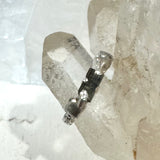 Skulls and Tourmaline Ring- size 7.5-ONE OF A KIND - READY TO SHIP