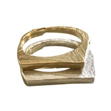 textured stacking ring by Georgia Varidakis.