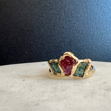 Trio Ring 01- size 5 -ONE OF A KIND- READY TO SHIP