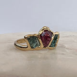Trio Ring 01- size 5 -ONE OF A KIND- READY TO SHIP
