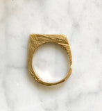 textured stacking ring by Georgia Varidakis.