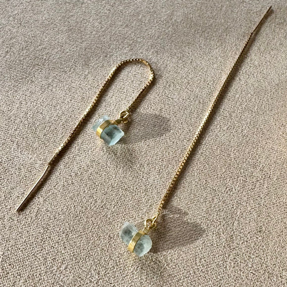 Aquamarine Earrings- ONE OF A KIND | READY TO SHIP