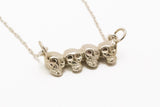 Skulls necklace